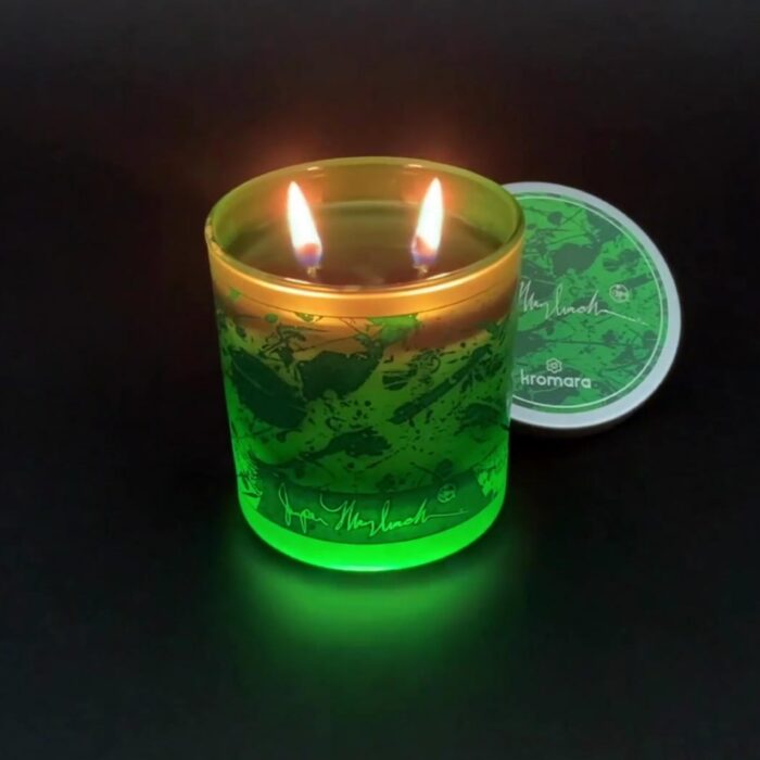 jumper maybach, aliens of the earth candle, lit, full wax pool