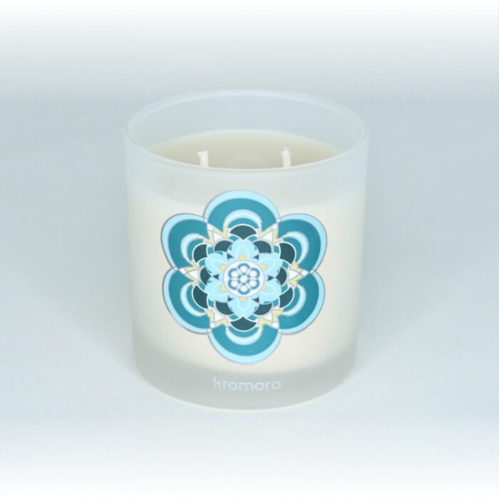 Kromara Color Changing Candle Turquoise Seas, unlit