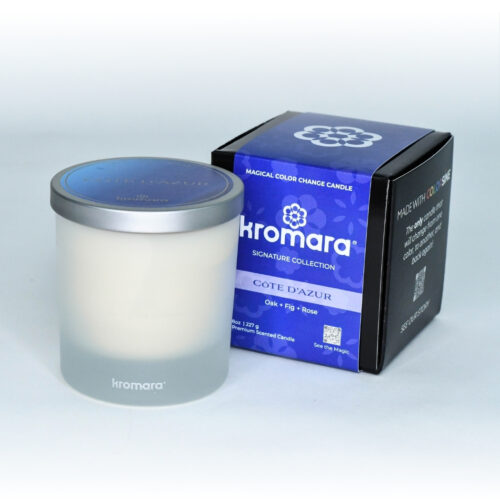 Kromara Color Changing Candle Cote D'Azure, box