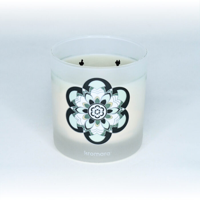 Kromara Color Changing Candle Evergreen Woods, extinguished