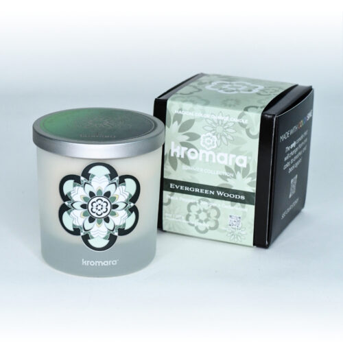 Kromara Color Changing Candle Evergreen Woods, box