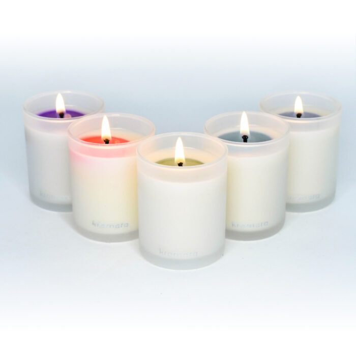 Kromara Color Changing Candle Summer Minis, lit