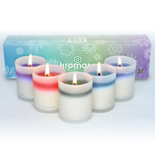 Kromara Color Changing Candle Summer Minis, set and box