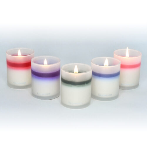 Kromara Color Changing Candle Signature Minis, Lit, Full wax pool