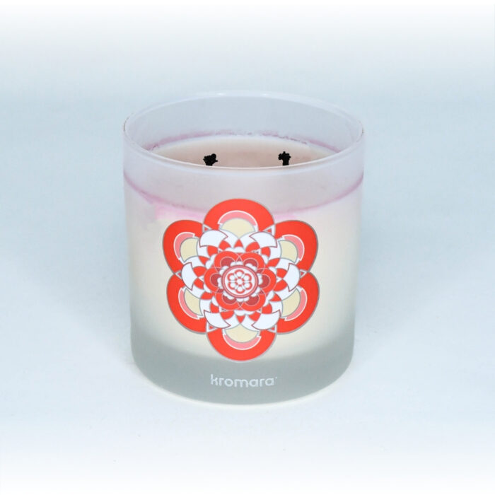 Kromara Color Changing Candle Red Skies, extinguished